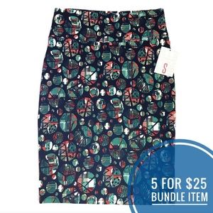 LuLaRoe Cassie Skirt Pencil Skirt Size Small NWT